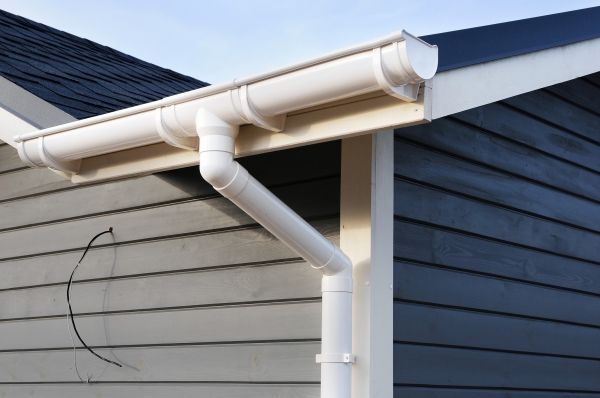 PVC Rain Gutter Installation in Saginaw