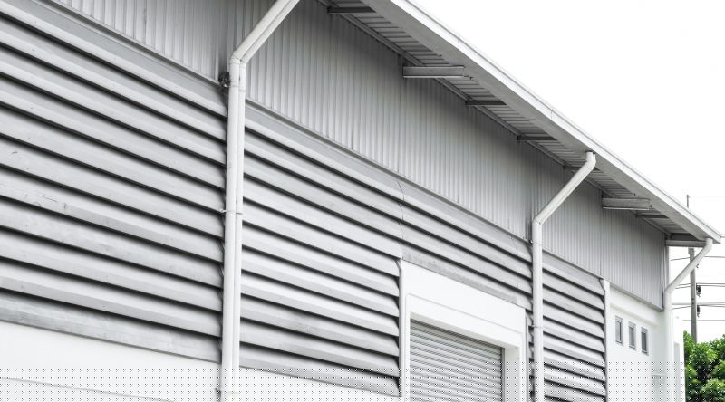 Barn Downspout Installation